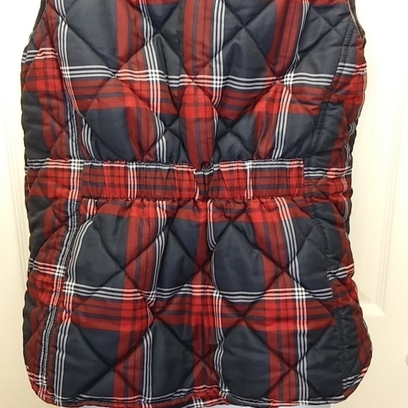Kensie Jeans Puffy Plaid Vest - Picture 7 of 12